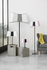 Lampadaire Grand Couture rose OFF