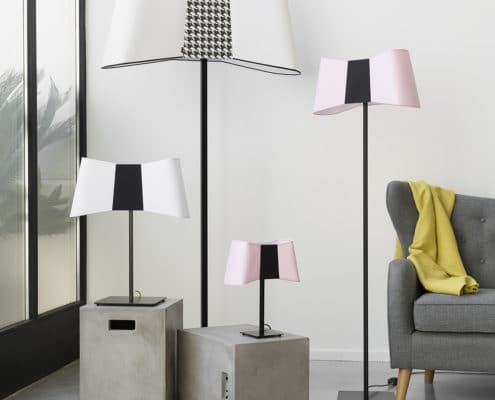 Lampadaire Grand Couture rose OFF