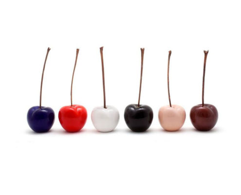 ceramic-cherry-sculpture-glazed