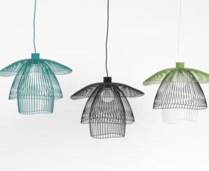 suspension papillon forestier