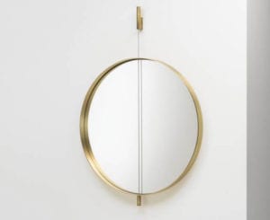 Galileo-miroir laiton living divani