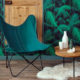 fauteuil AA et table Miss trèfle chêne