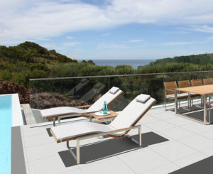 chaise longue teak NINIX_royal botania
