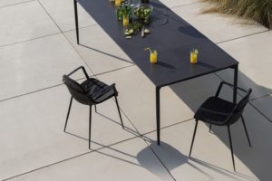 table fine céramique aluminium