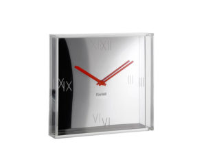 tic-et-tac-horloge-kartell-chrome