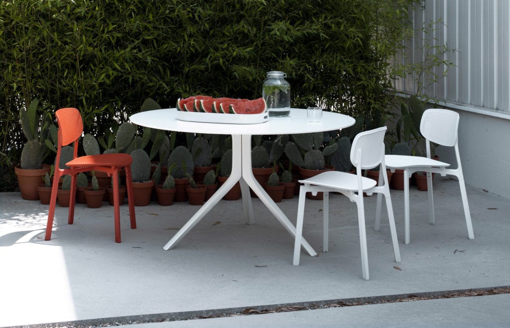 Table OOPS I did it again et chaise colander