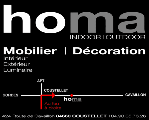 panneau HOMA84 info géo