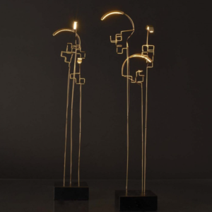 lampe sans fil en laiton boucle