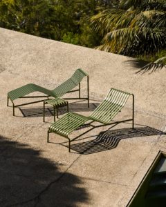 Palissade Chaise Longue olive_Palissade Stool olive 01