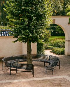 Palissade Park Dining Bench In anthracite