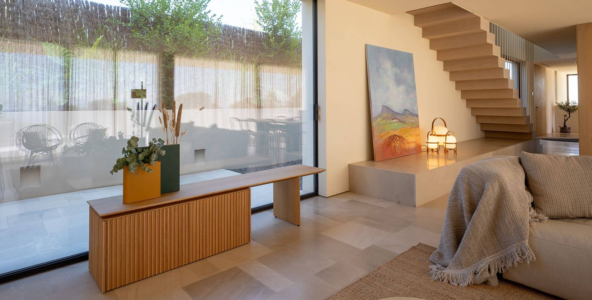 meuble componible chêne naturel de la marque espagnol PUNT 