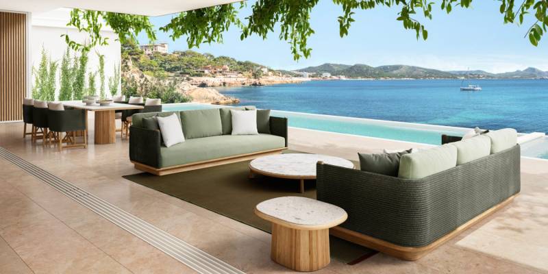 Canapé Giro de la marque Kettal disponible chez Homa à Coustellet