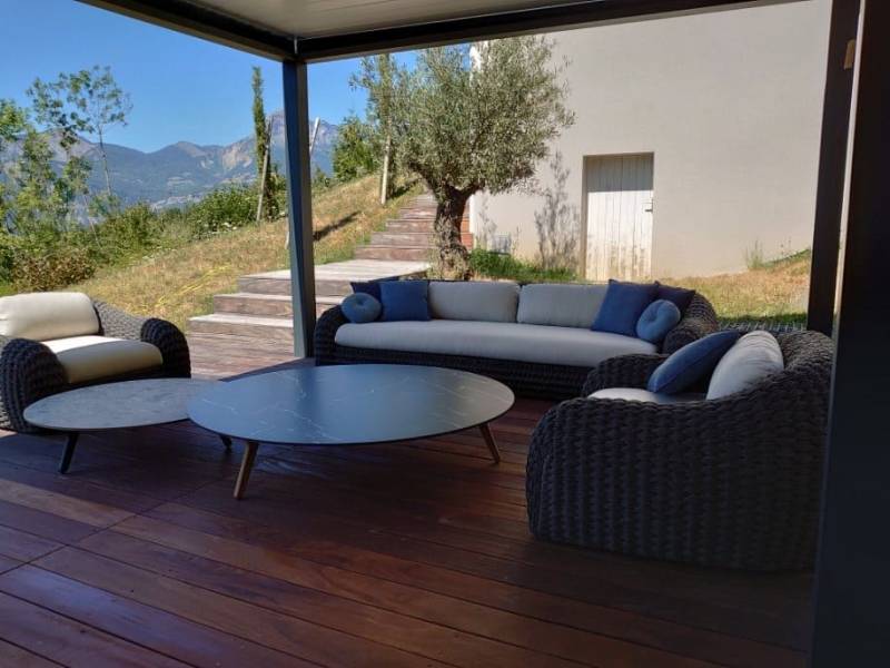 Ensemble salon cosy de chez Manutti