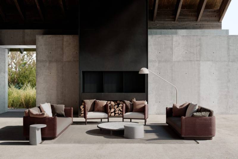 Canapé Giro de la marque Kettal disponible chez Homa à Coustellet