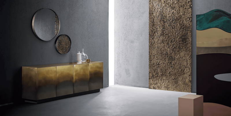 Buffet Marea 190 - De Castelli : L'Art du Métal Sublimé  Une Œuvre Sculptérale Unique