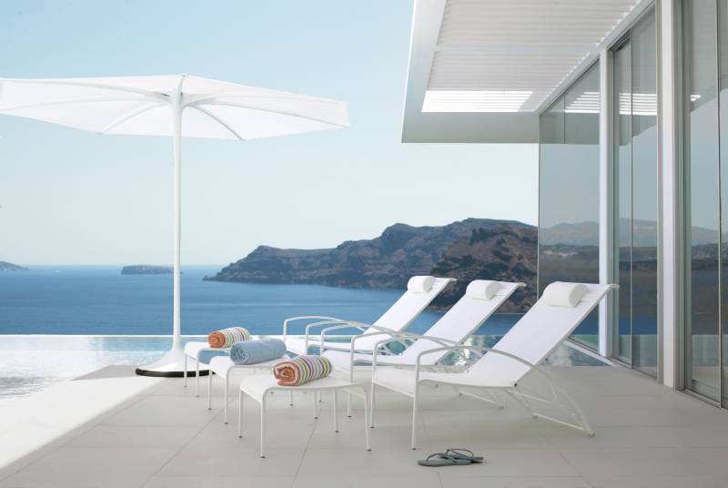 Acheter des meubles extérieurs pour le bord de mer, design et contemporain aux alentours de Saint-Tropez sur la Côte d'Azur