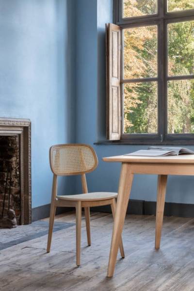 Chaise de repas Titus, la beauté du cannage naturel à découvrir chez homa