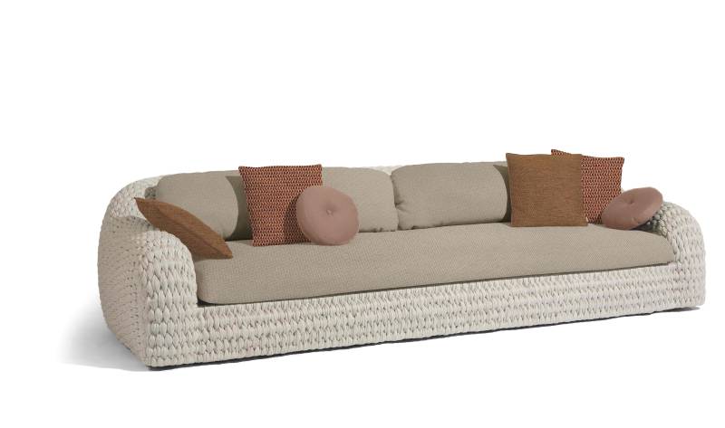 Canapé Kobo 3 places colori pepper