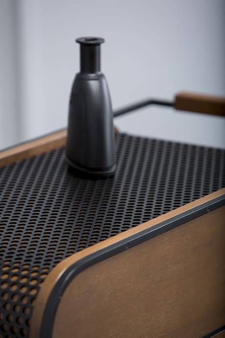 Chariot Bar pour l'intérieur, détail plateau.