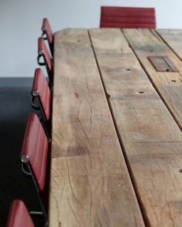 grande table Gaia en planches 